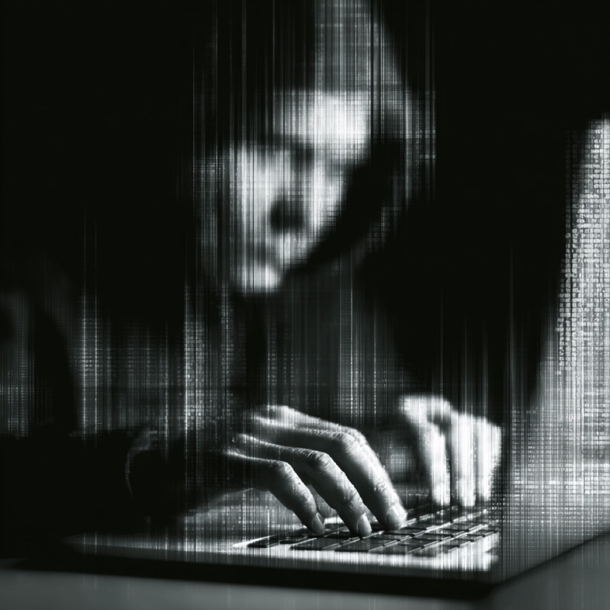 Digital blackmail immediate action - shadowy cybercriminal executing digital threats requiring urgent professional intervention