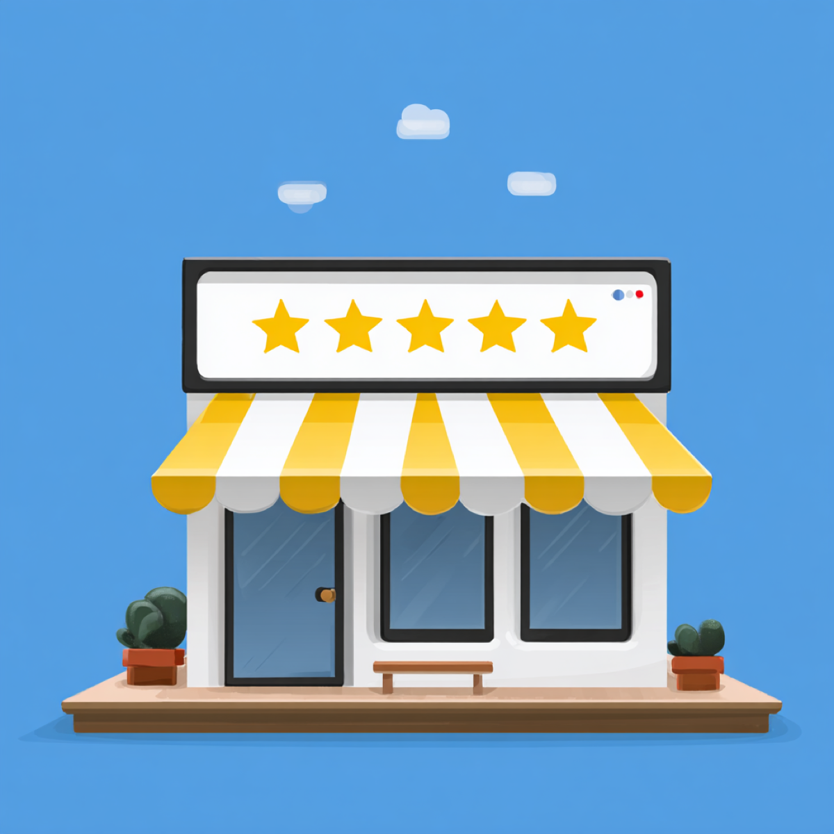 Every unmanaged review hurts business - business owner stressed by negative reviews showing declining customer trust and revenue impact from poor review management