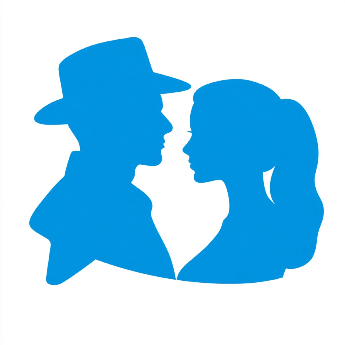 Happn blackmail dating app threat - romance scam victims silhouette showing emotional connection exploitation