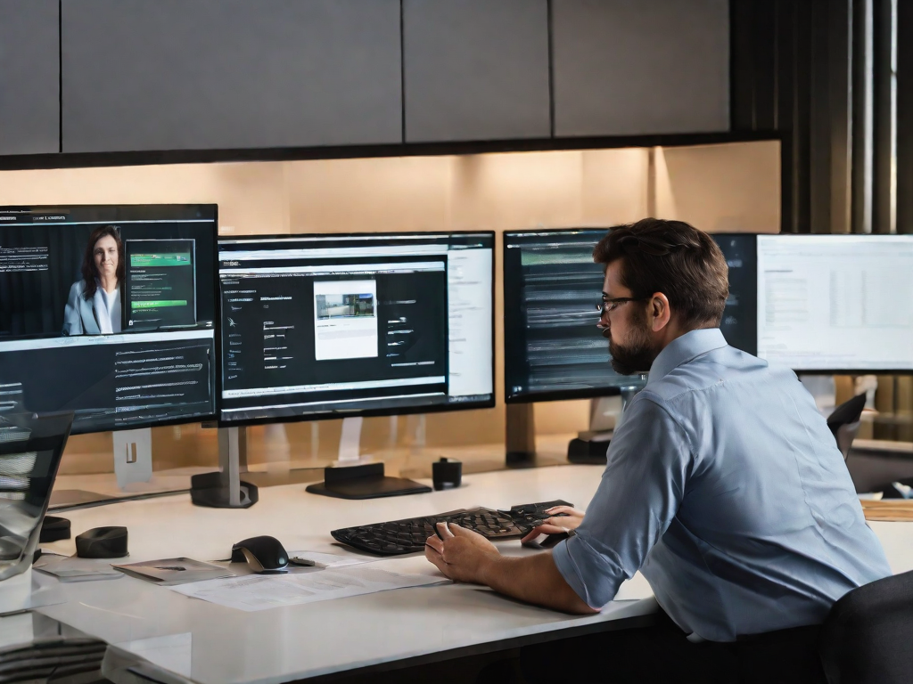 Content removal specialist working on blackmail and deepfake content elimination across platforms