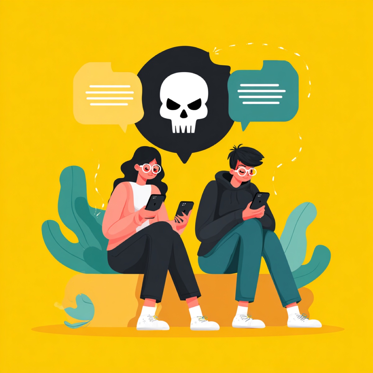 Meeff chat blackmail expert help - young users facing threatening skull messages requiring professional social app blackmail intervention