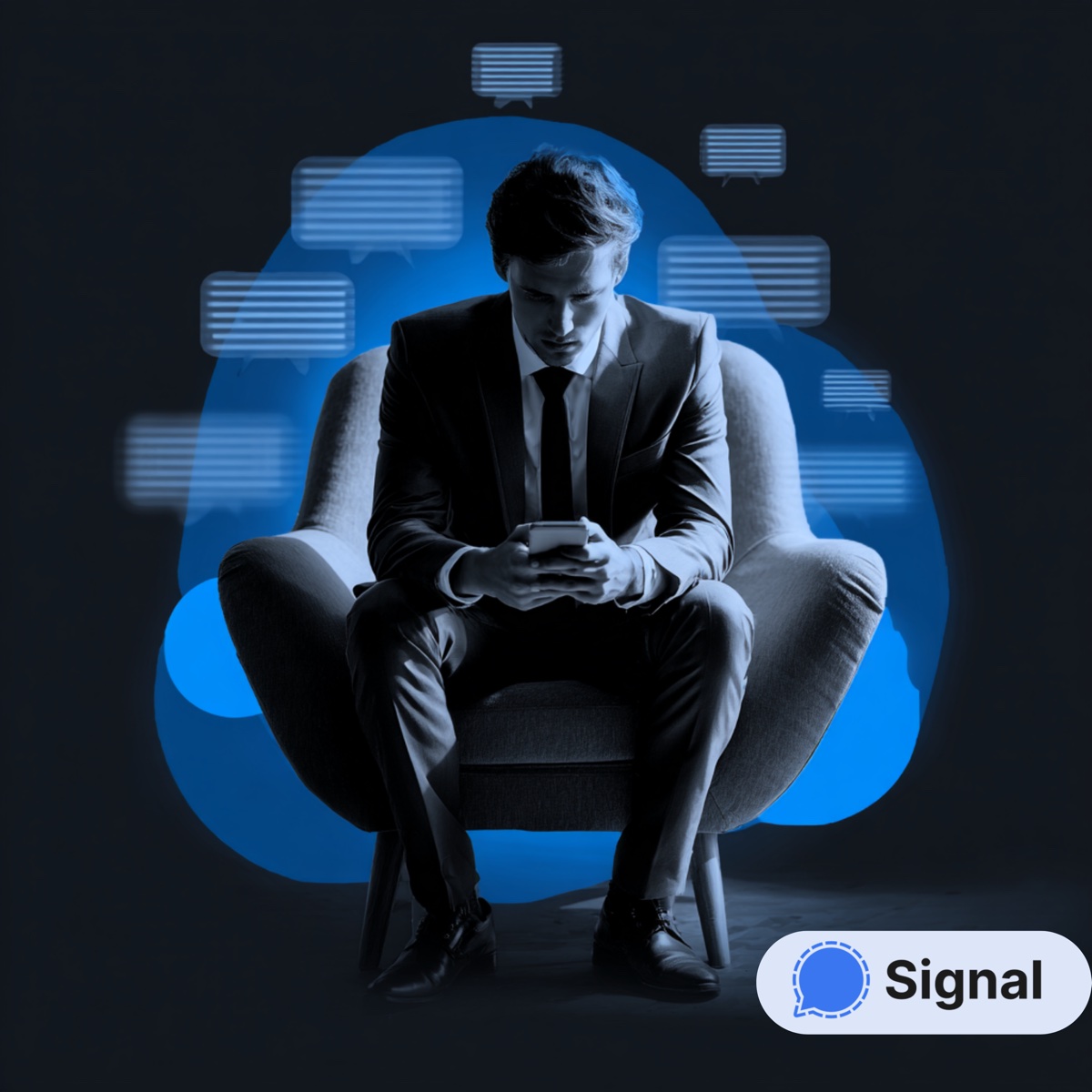 Signal app blackmail intervention essential - distressed victim using Signal messaging platform overwhelmed by encrypted threats requiring immediate professional cybersecurity intervention and expert protection