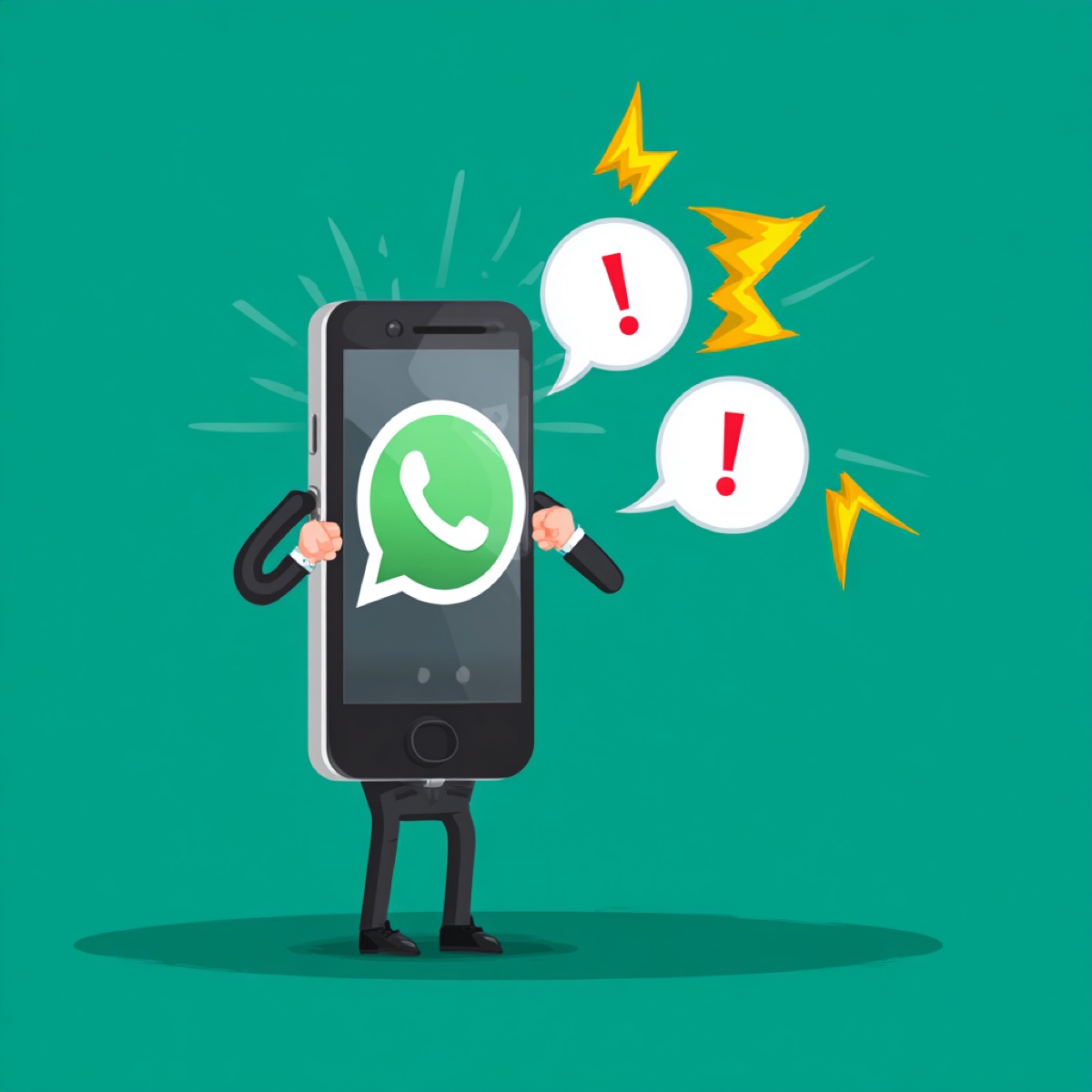 WhatsApp scam immediate action - phone displaying urgent scam alert warnings requiring immediate response
